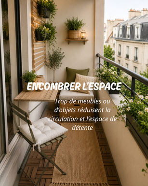 balcon pas trop encombré