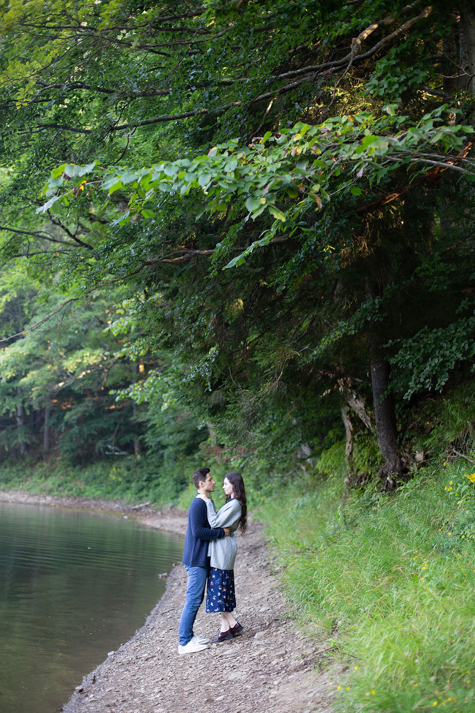 Couple by Lake