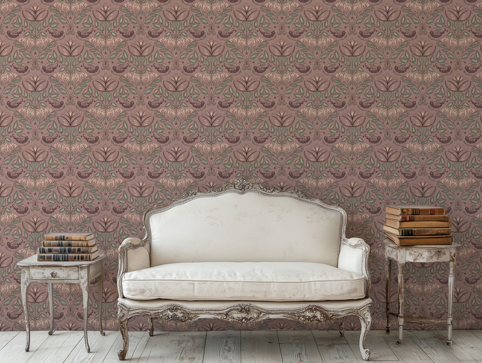 white old sette with books