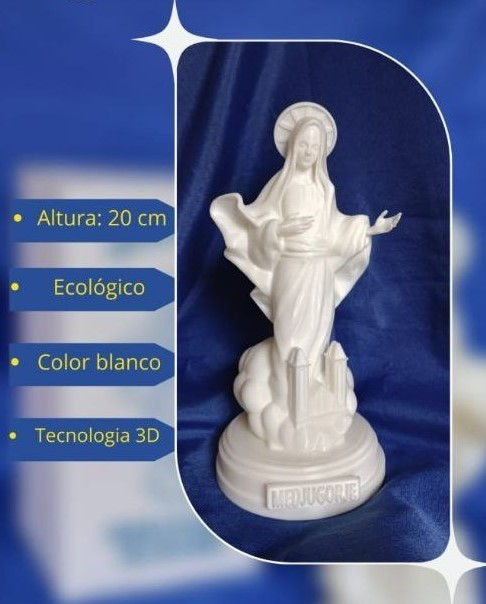 virgen blanca 3d