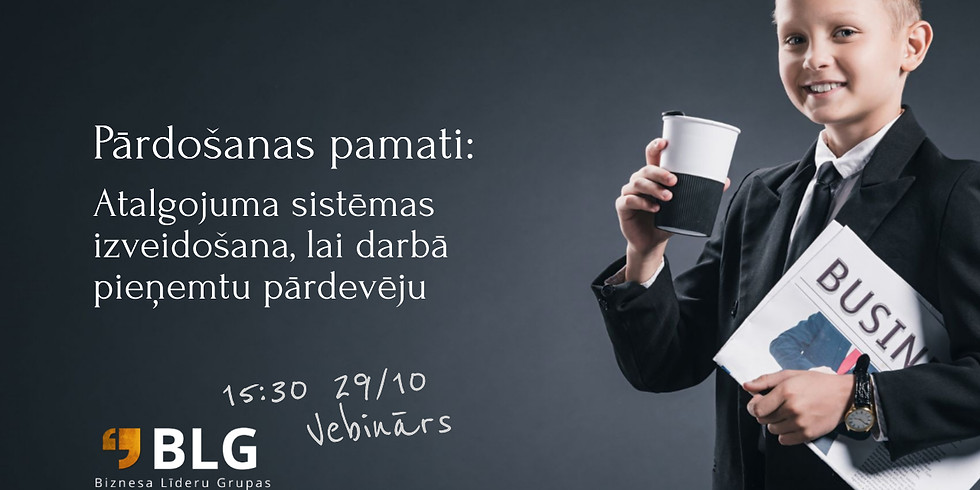 Esi gatavs darbā pieņemt pārdevēju?