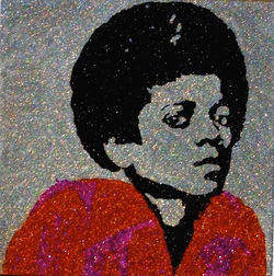 Glitter Pop Art Michael Jackson Art