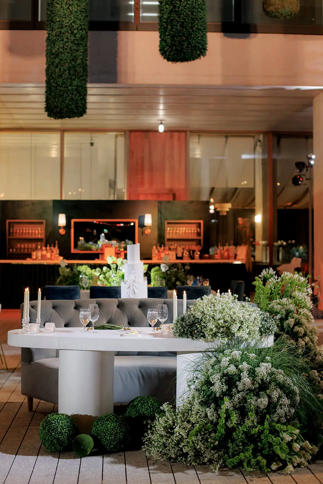 wedding reception at the Perez Art Museum