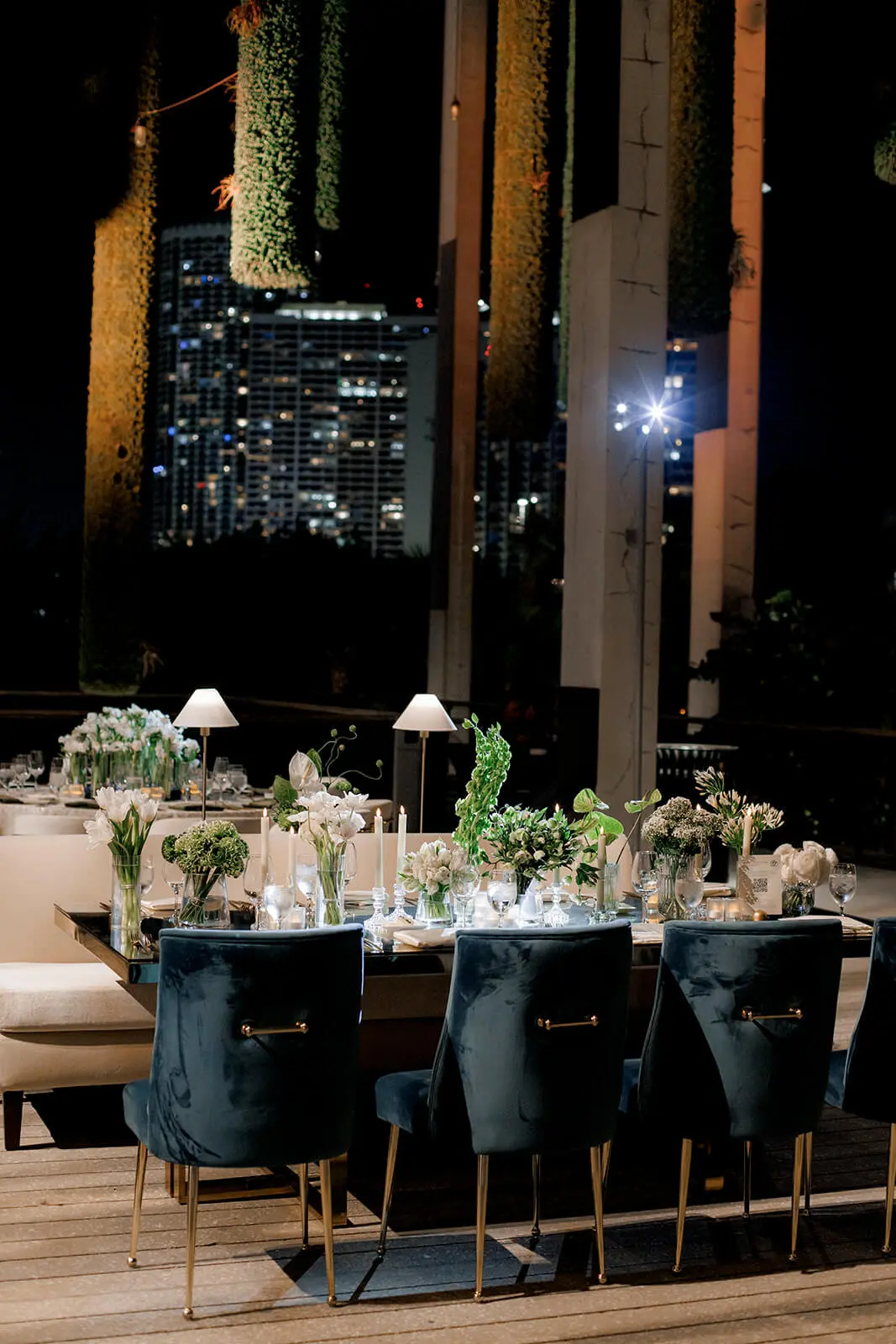 wedding reception at the Perez Art Museum