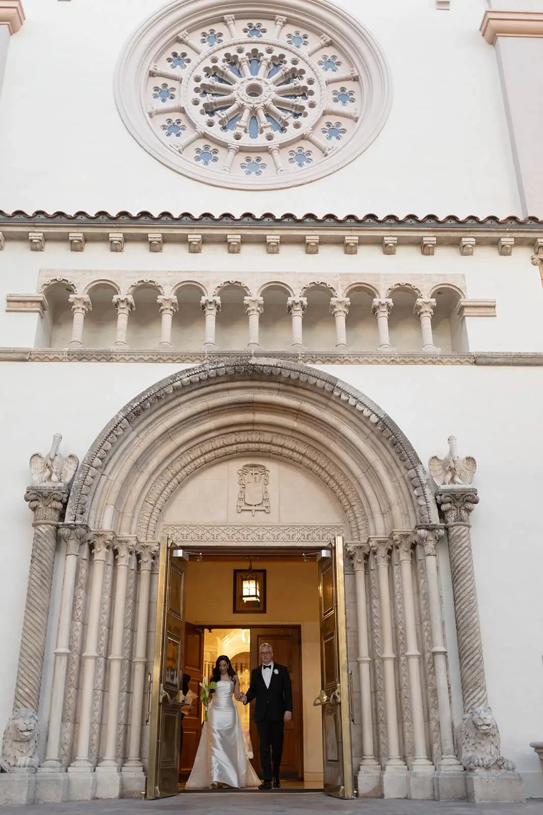 Ceremony at St Patricks Catholic Church Miami