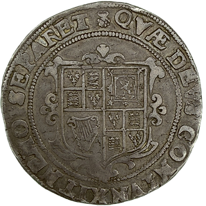 James I halfcrown third coinage thistle over rose