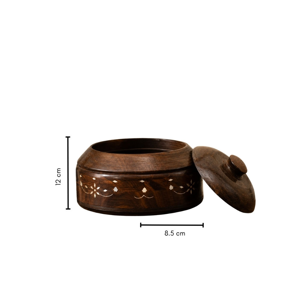 Kaarigar Wooden Serving Pot