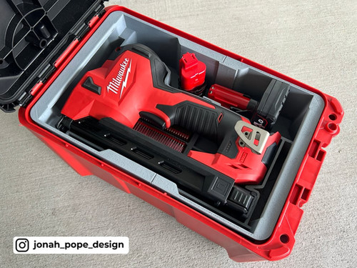 Packout Compact Tool Box - M12 Cable Stapler UPPER Insert | 3D ...