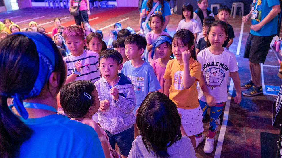 Check out our enthusiastic and loud cheer for the group!