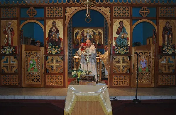 the benediction blessing after Communion