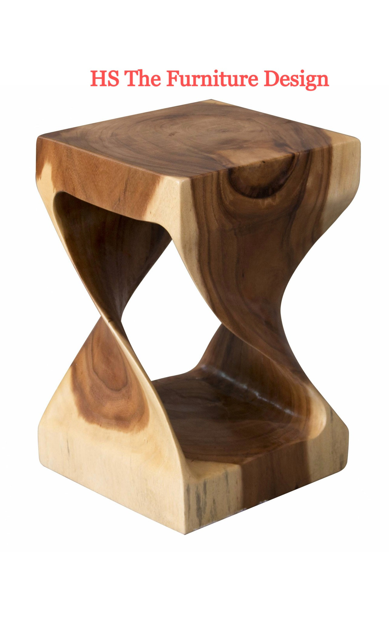 Cayo Solid Wood Hole Twiss Stool
