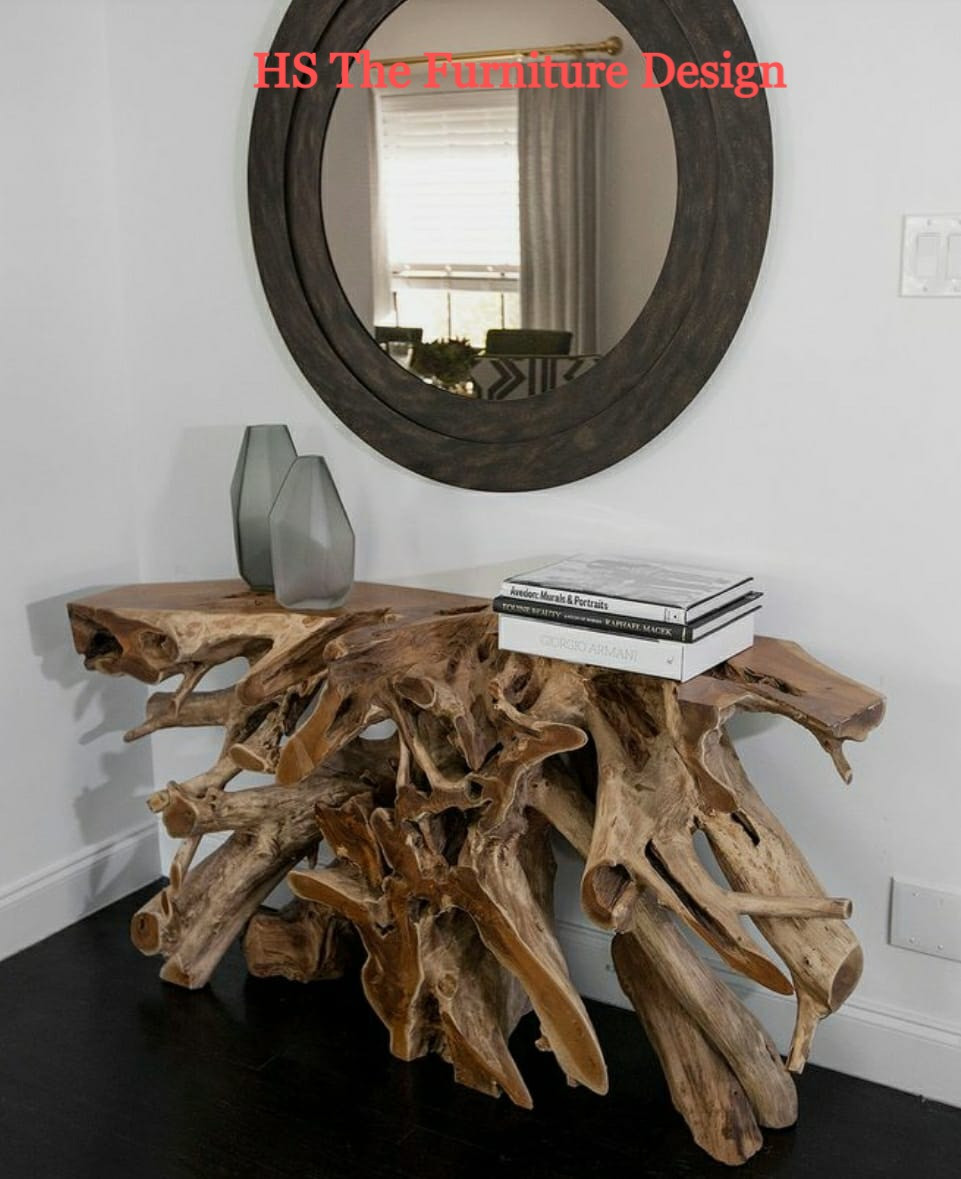 Teak Root Console
