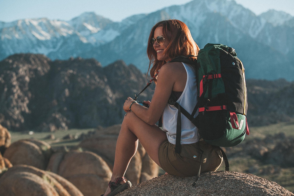 Mountain Roll Top Bag, Camera Strap, Camp Shorts, Photo by @MorganAyres