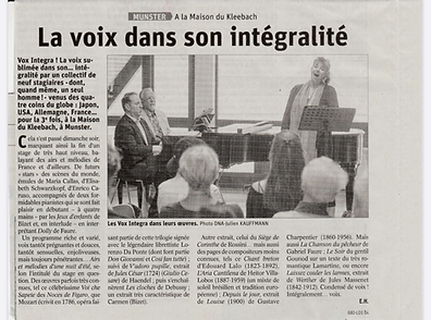 French Song Concert 2019