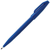 Pentel Arts Sign Pen Fiber-Tipped Pen 2.0mm - Blue