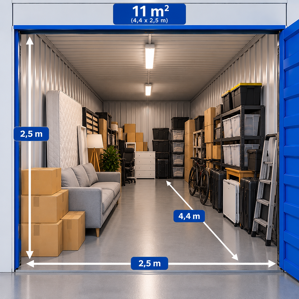 Box Time self storage e deposito in Ticino da 11 mq