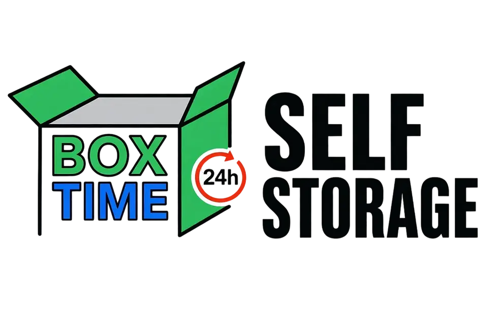 Logo Box Time Self Storage, deposito in Ticino aperto 24h
