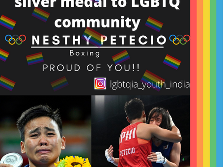 I DEDICATE MY OLYMPIC MEDAL TO LGBTQ+ COMMUNITY !