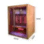 Thumbnail: SaunaScape Deluxe Full Spectrum Low EMF Infrared Sauna