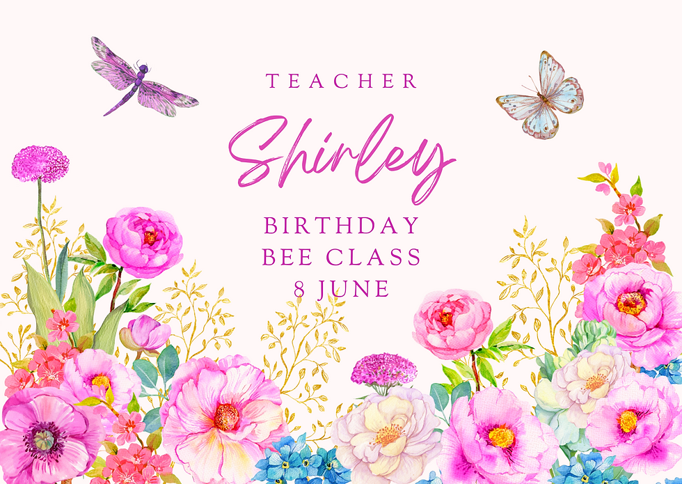 Teacher Shirley Birthday