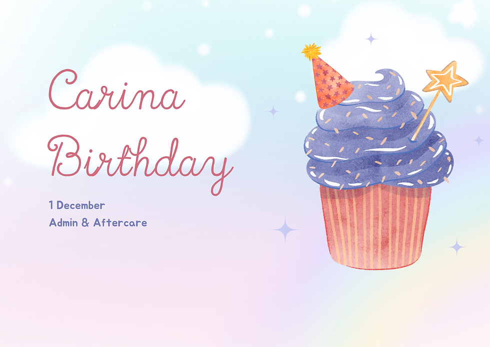 Teacher Carina Birthday 
