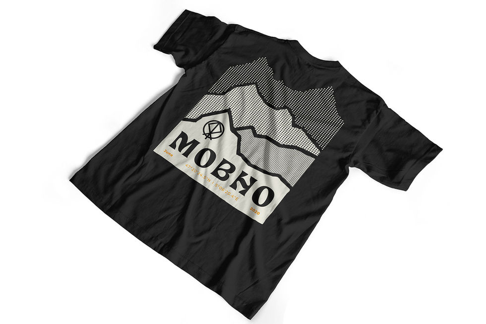 T-shirt MOBHO design montagne 2026