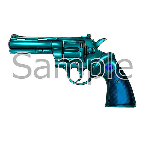 リボルバー拳銃素材セット