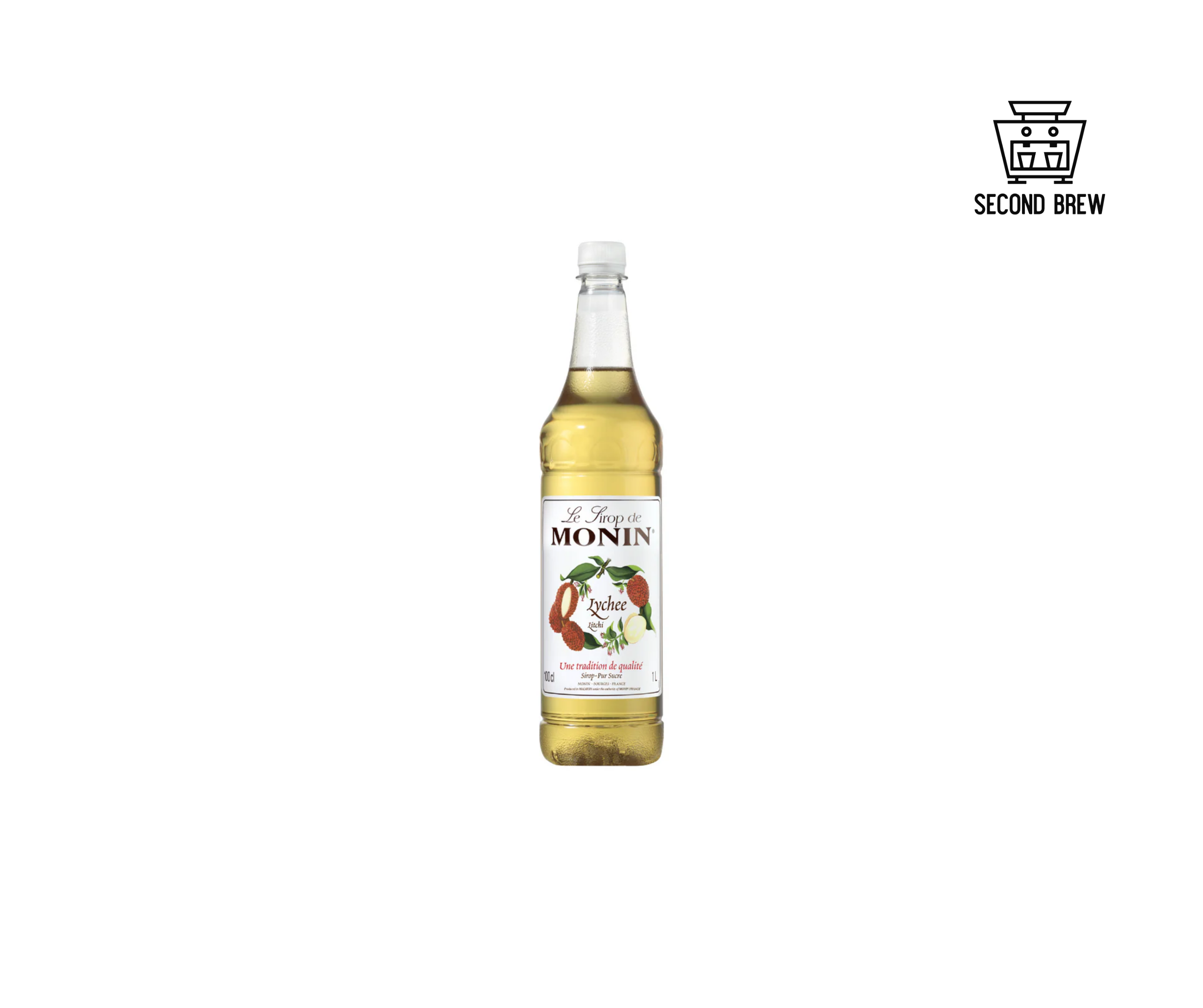 MONIN PET SYRUP LYCHEE 1LT