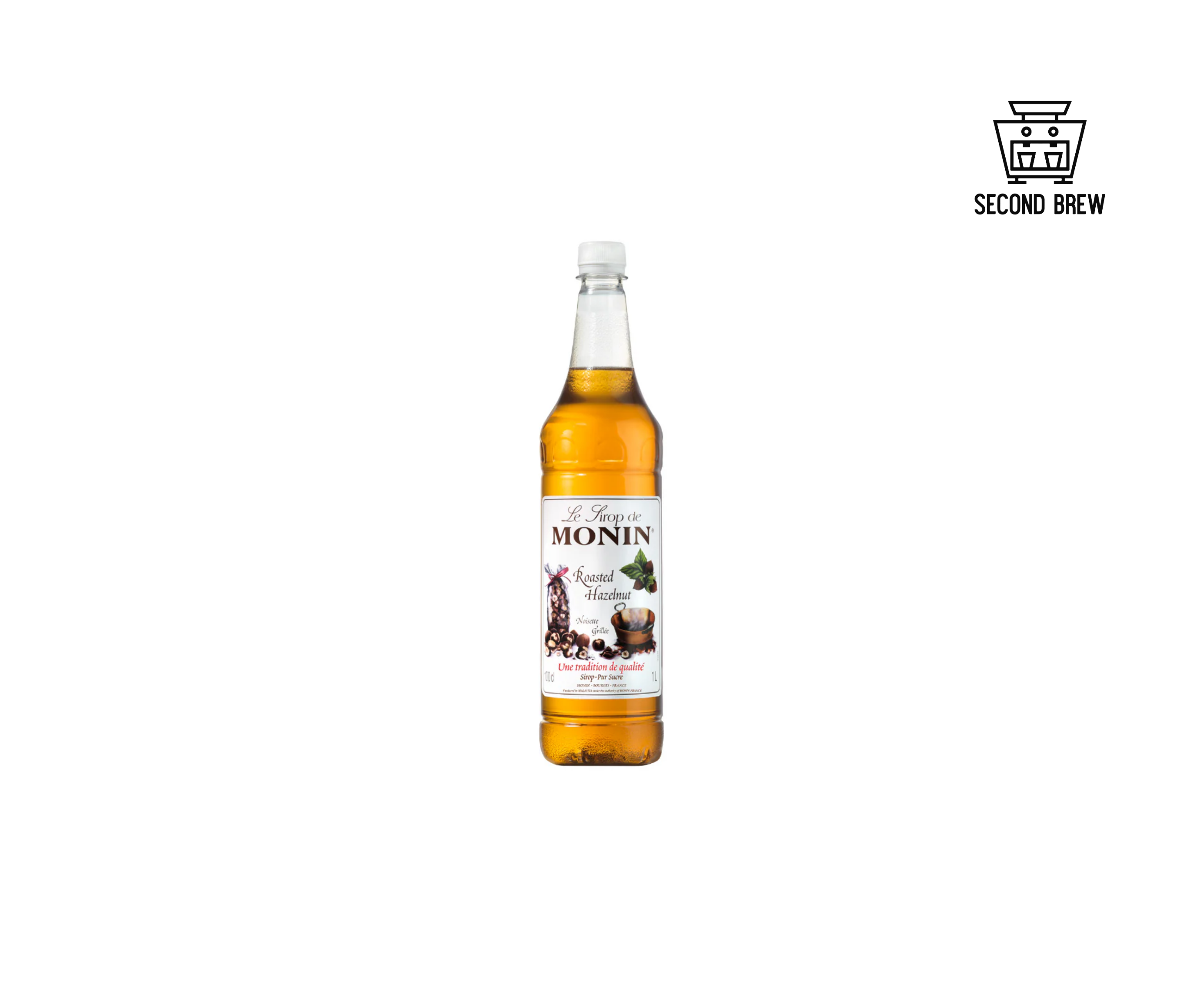 MONIN PET SYRUP ROASTED HAZELNUT 1LT