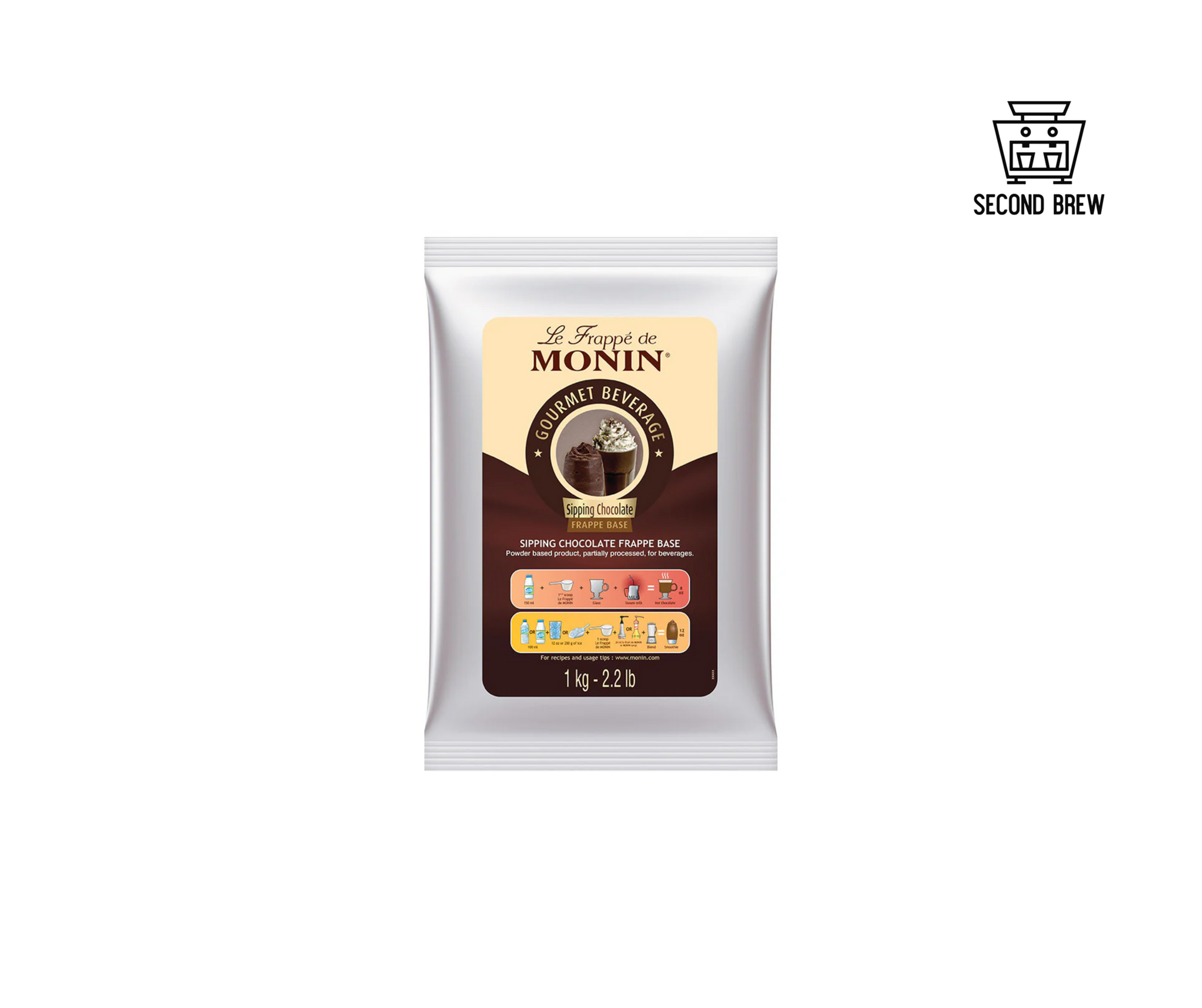 MONIN FRAPPE SIPPING CHOCOLATE BASE 1KG