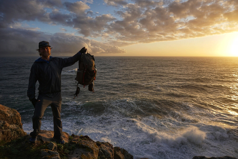 Sunset over the Atlantic at Finisterre, Spain