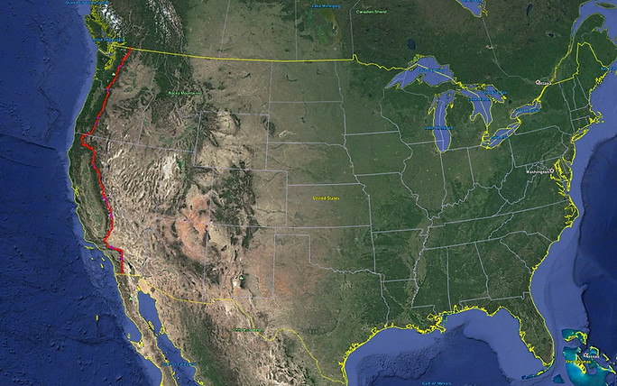 Pacific Crest Trail Map