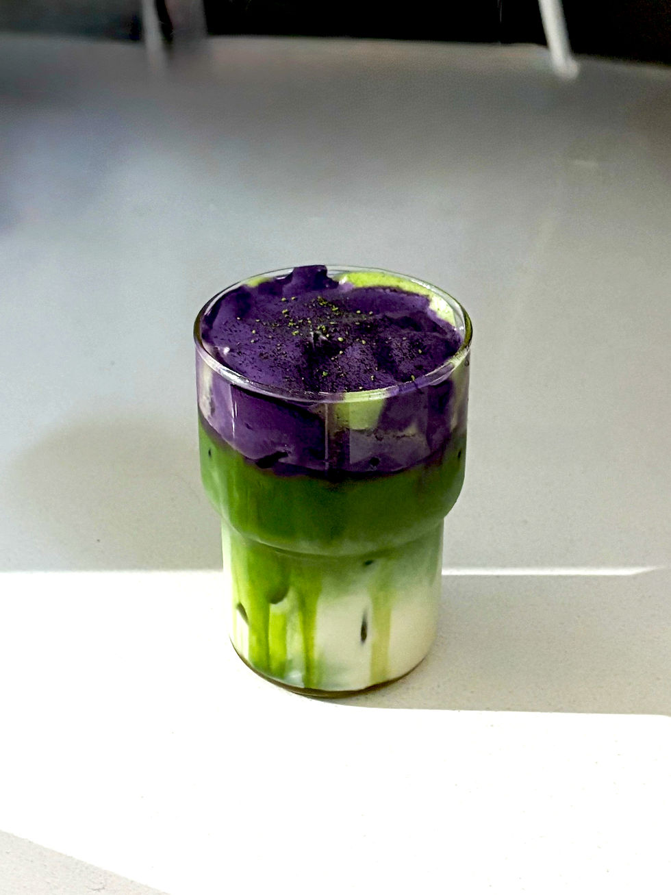 Ube Matcha Latte