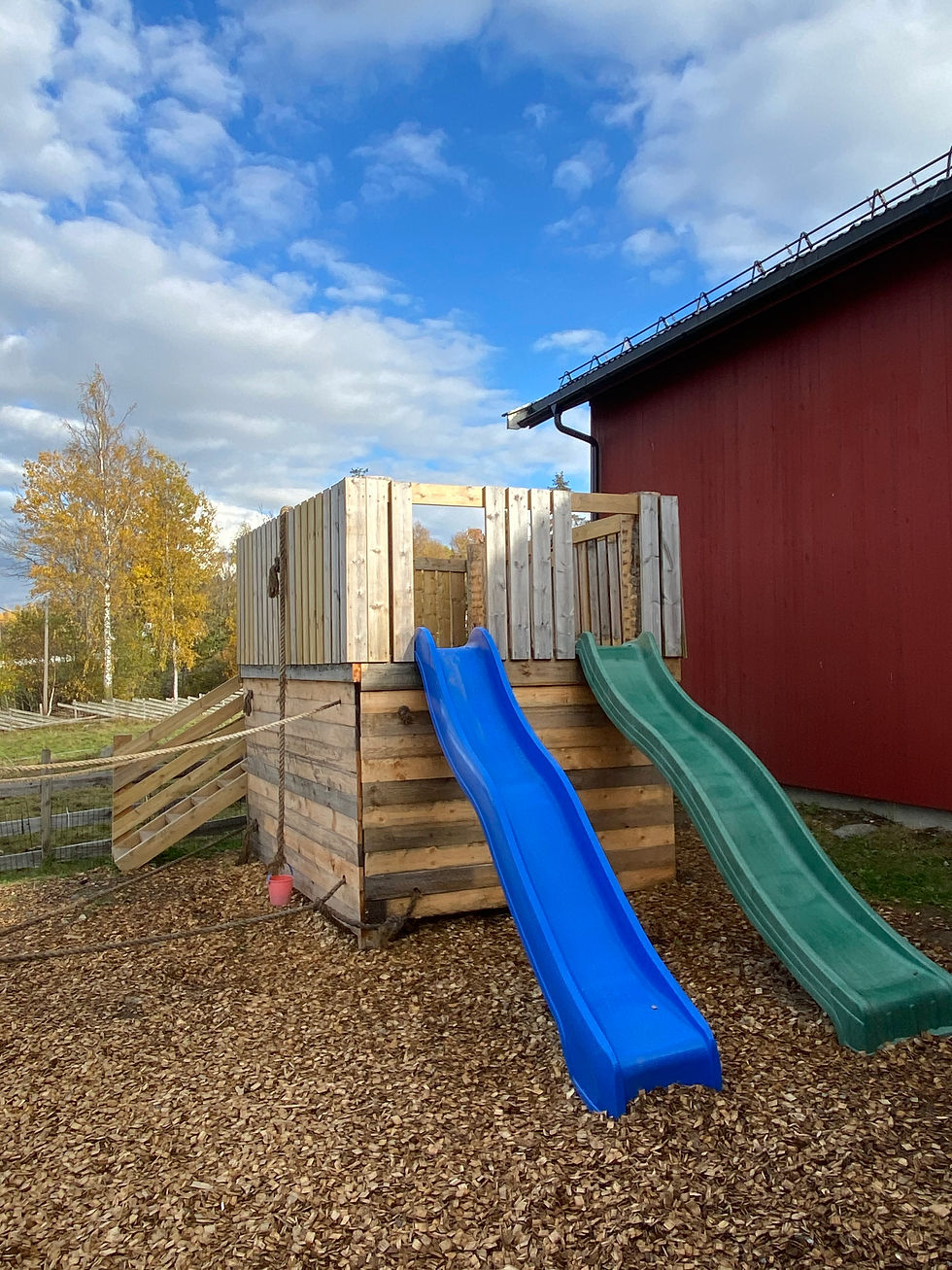 Lekeplassen med sklier