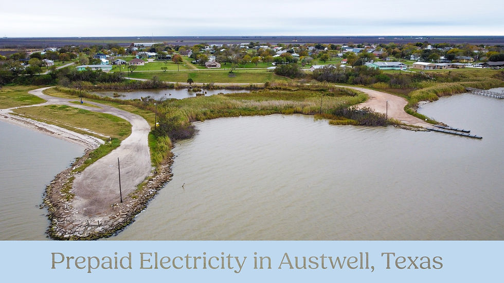 Prepaid electricity in Austwell, Texas