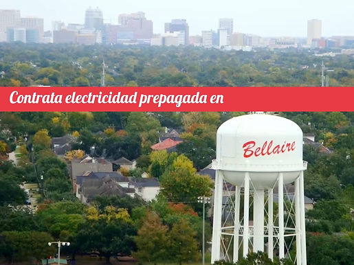 Contrata electricidad prepagada en Bellaire Texas