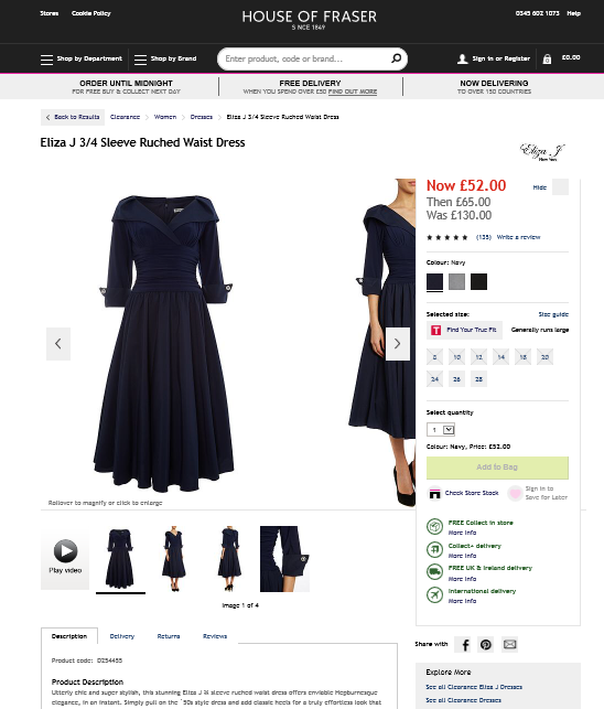 HOF Eliza J Dress 1