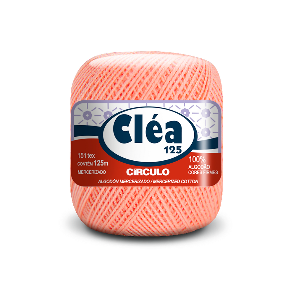 Linha Cléa 125m cor 4514  Péssego