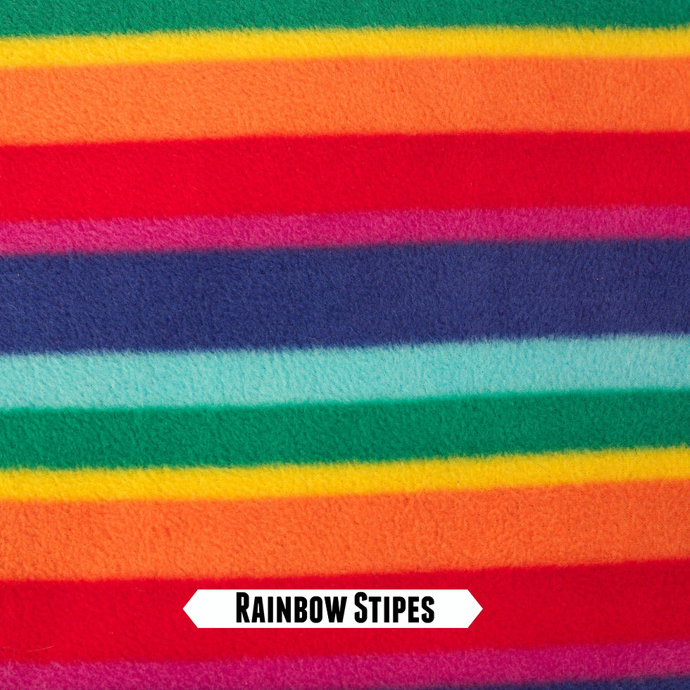 Thumbnail: Stripes Fleece Embroidered Collar