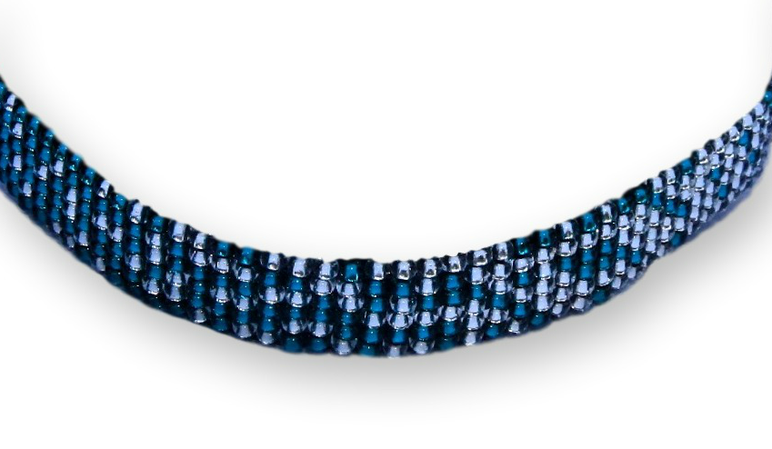 Thumbnail: Two colour blend Beaded Fleece design