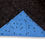 Thumbnail: Paw Prints on Blue Rosette Holder