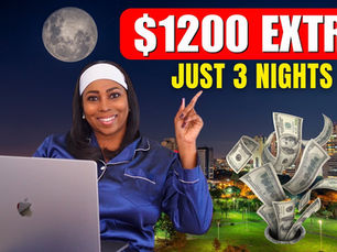 Overnight Side Gigs That Pay High: Make $1,200 Monthly for 4 Hours, 3 Nights a Week