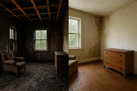 Fire vs Water Damage 