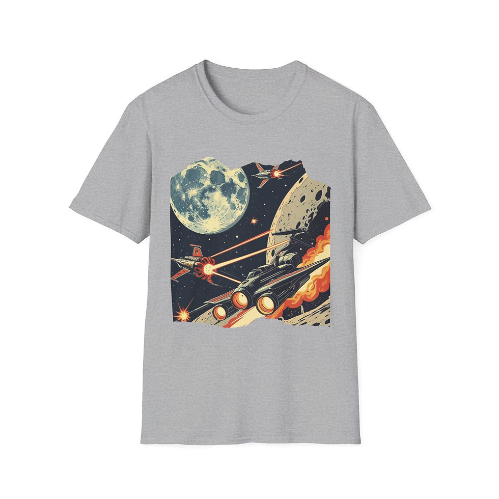 Thumbnail: Galaxy Adventure Unisex T-Shirt, Space-Themed, Casual, Space Lovers, Sci-Fi Fan