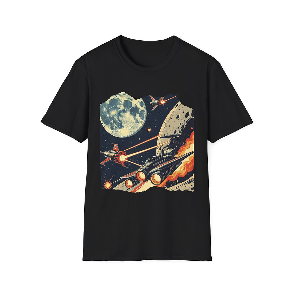 Thumbnail: Galaxy Adventure Unisex T-Shirt, Space-Themed, Casual, Space Lovers, Sci-Fi Fan