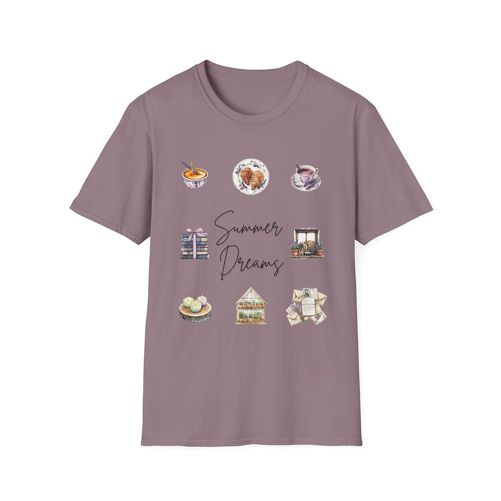 Thumbnail: Summer Dreams Life, Health, Self-Care, Unisex T-Shirt, Softstyle