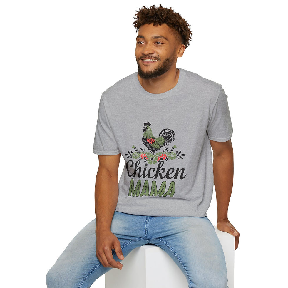 Thumbnail: Charming Chicken Mama T-Shirt, Farmhouse Style Tee, Poultry Lovers, homesteading