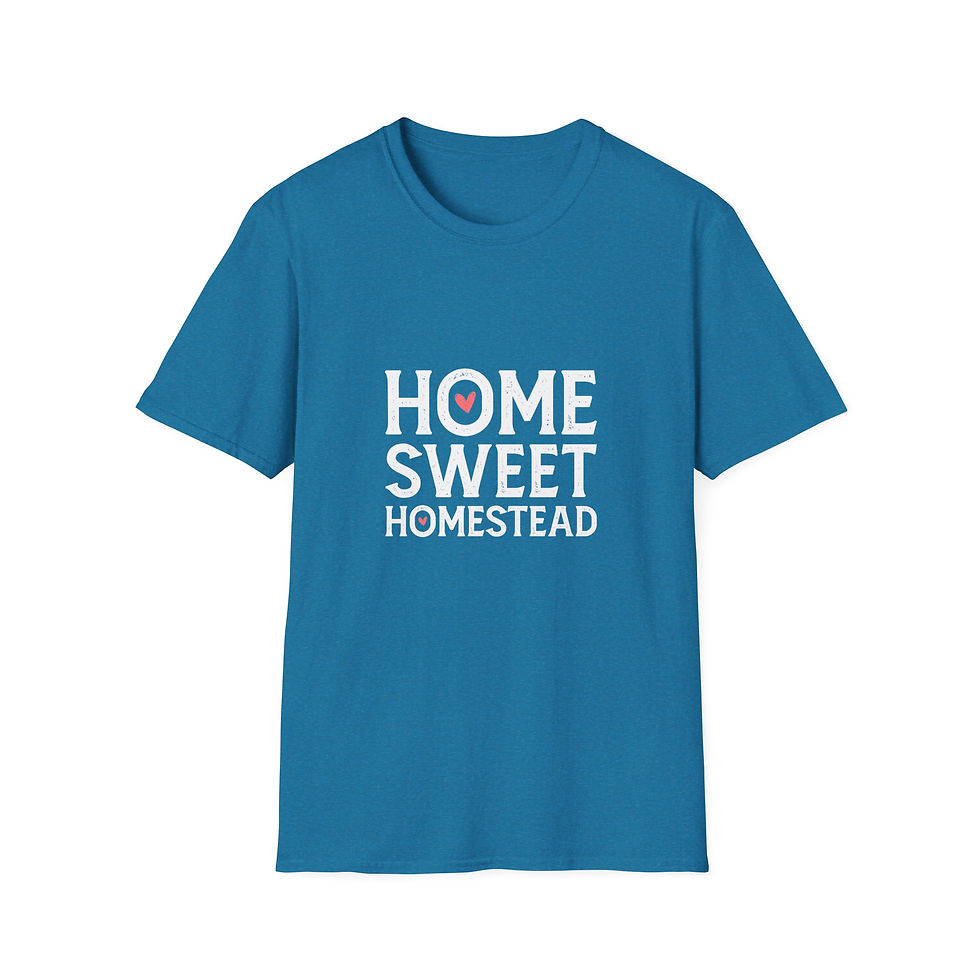 Thumbnail: Home Sweet Homestead Unisex T-Shirt, Cozy Casual Wear, Farmers, Gardening