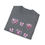 Thumbnail: Pink and Purple Heart Wreath with Pink Coquettes Unisex T-Shirt, Softstyle