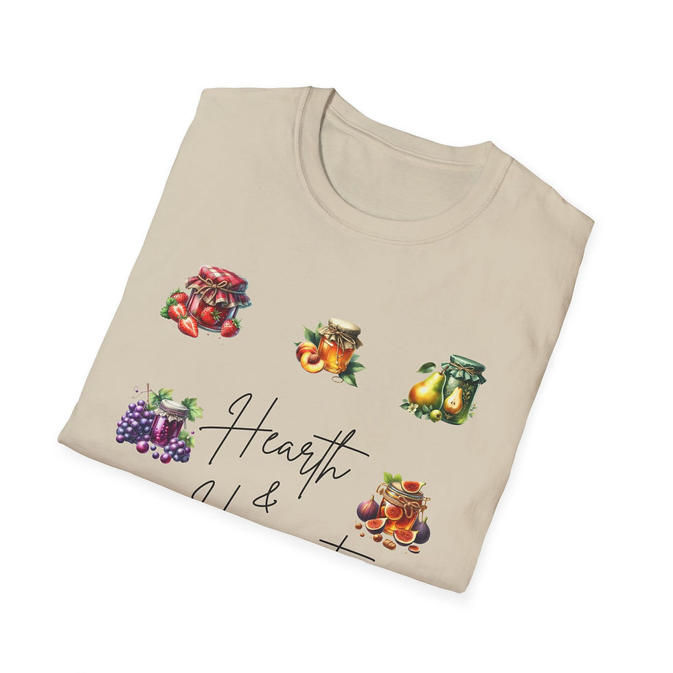 Thumbnail: Harvest Jam Print T-Shirt | Foodie, Fall Apparel, Farmhouse Style, Canning, Jars